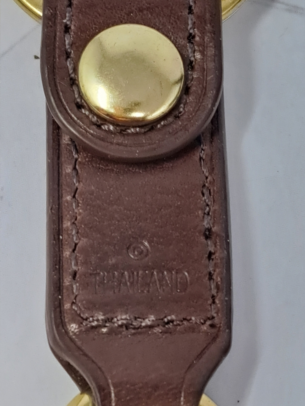 Vintage Coach Mahogany Trigger Snap Key Fob 7212. NWT - Picture 6 of 6